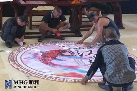 节目拍摄现场布置